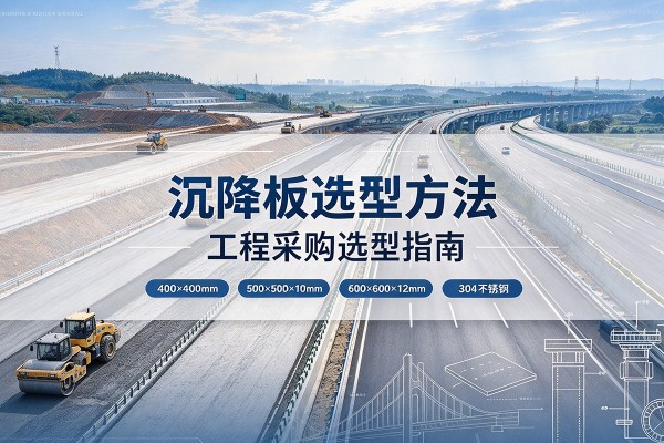 普兰沉降板选择方法