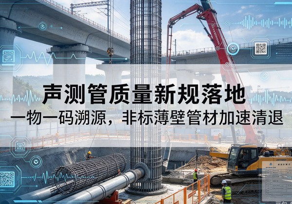 普兰声测管质量新规落地，一物一码溯源，非标薄壁管材加速清退
