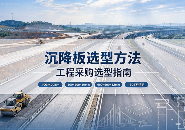 普兰沉降板选择方法